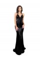 Sleek Fishtail Shaped Open Back Formal Sequin Bridesmaid Dress / Prom Dress