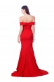 Criss Cross Full Length Long Formal Crepe Bridesmaid Dress / Prom Dress with Side Split