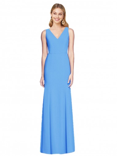 Shop Flattering Trumpet Long Sleeveless Bridesmaid Dress / Prom Dress with Open Back Canada